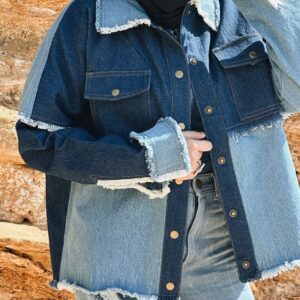 Dual Tone Denim Jacket